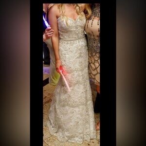 Allure Bridals Elegant White Wedding Dress